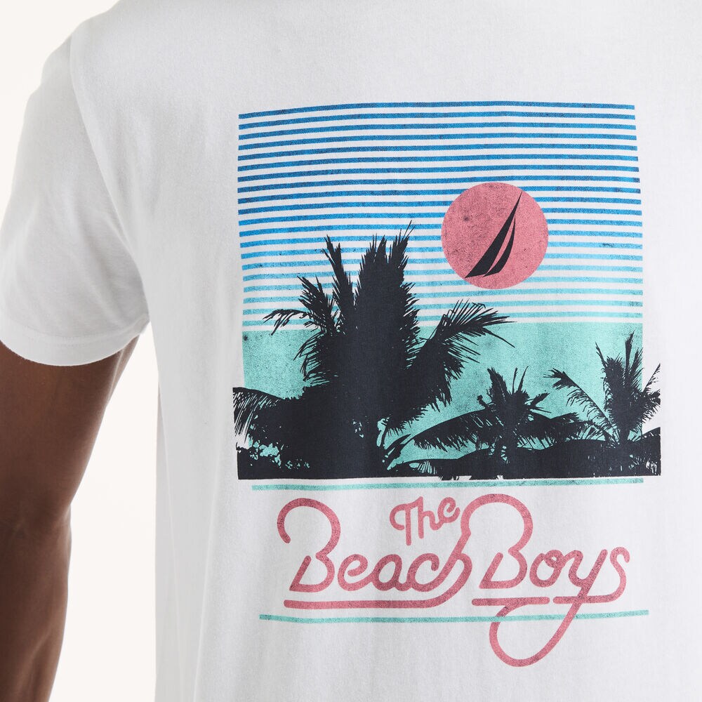 Beach Boys x Nautica Graphic T-Shirt,Bright White,large