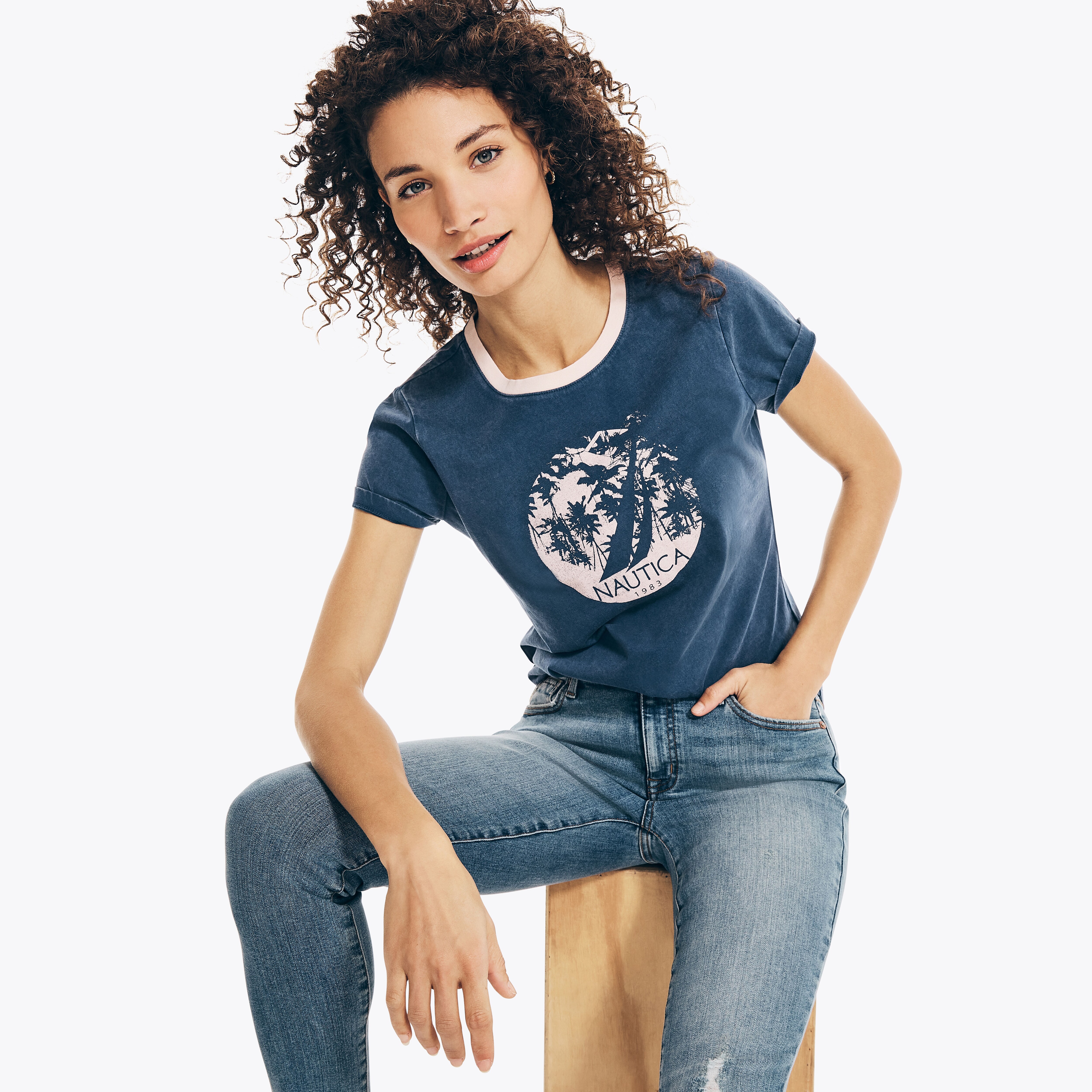 PALM TREES GRAPHIC T-SHIRT | Nautica
