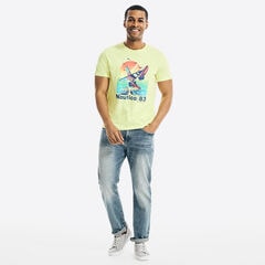 SURF CLUB GRAPHIC T-SHIRT,Cabana Yellow,large