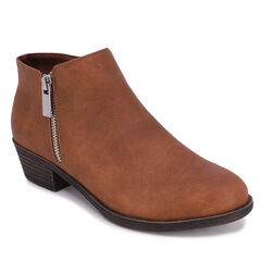 Suede Bootie,Brown Stone,large