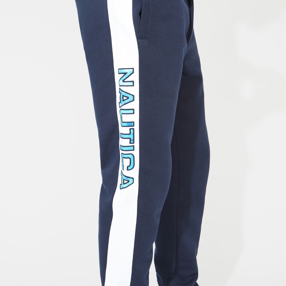 LOGO TRACK PANT,Navy,large