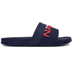 Logo Slide Sandal,Ice Blue,large