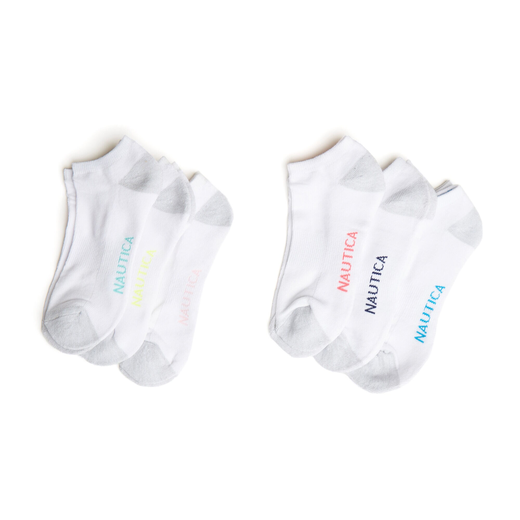 ATHLETIC LOW CUT SOCKS, 6-PACK,Multi,large