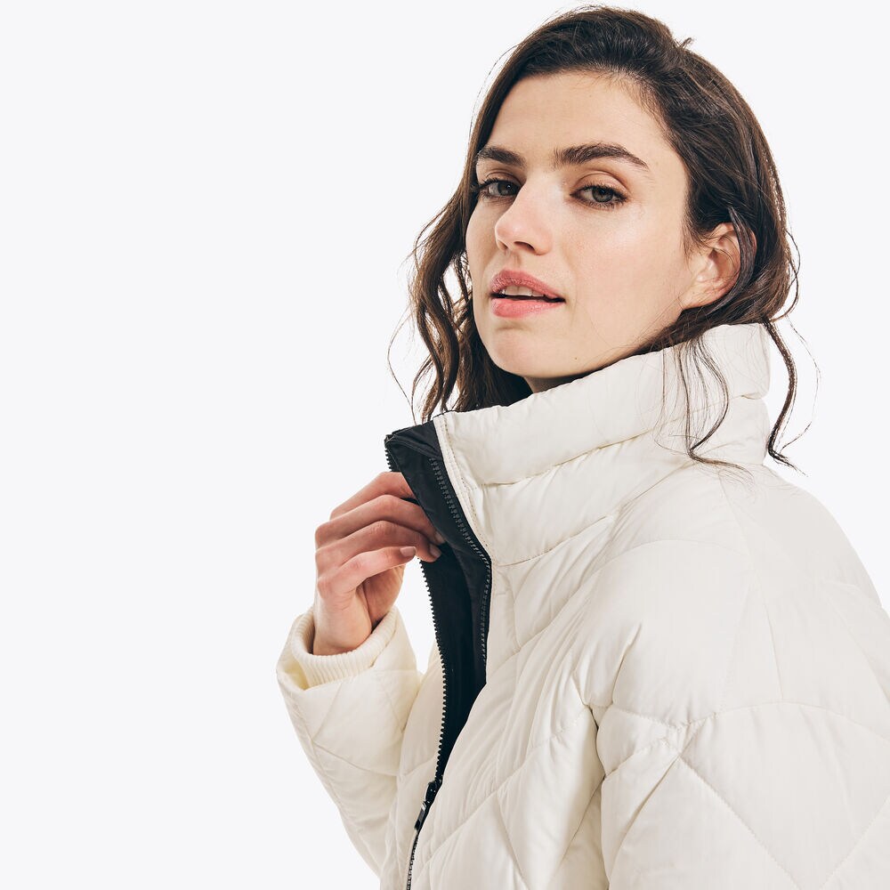 QUILTED TEMPASPHERE PUFFER JACKET,Marshmallow,large
