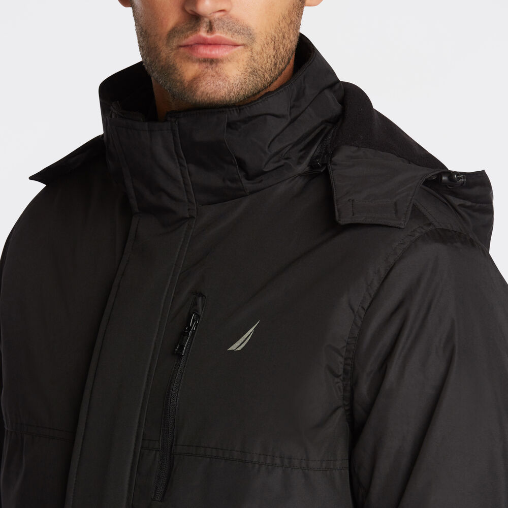 BIG & TALL 3-IN-1 ALL WEATHER JACKET,Black,large