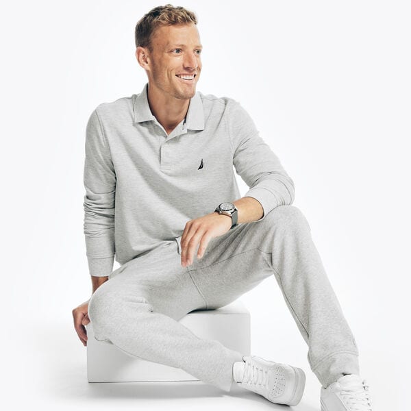 Classic Fit Long Sleeve Deck Polo