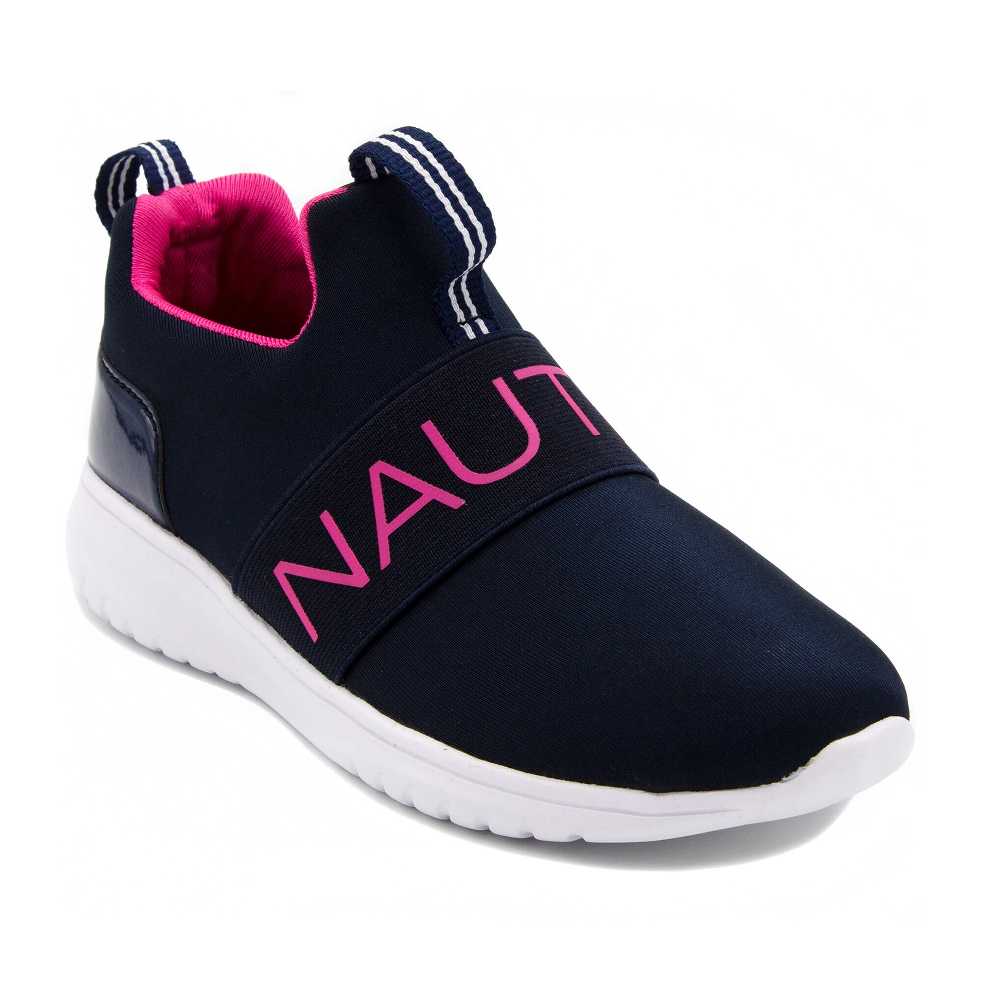 GIRL'S LIGHTWEIGHT EVERYDAY SNEAKER,Sapphire/Pitch Yellow,large