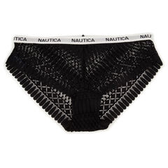 JACQUARD LACE HIPSTER BRIEFS, 5-PACK,Black,large