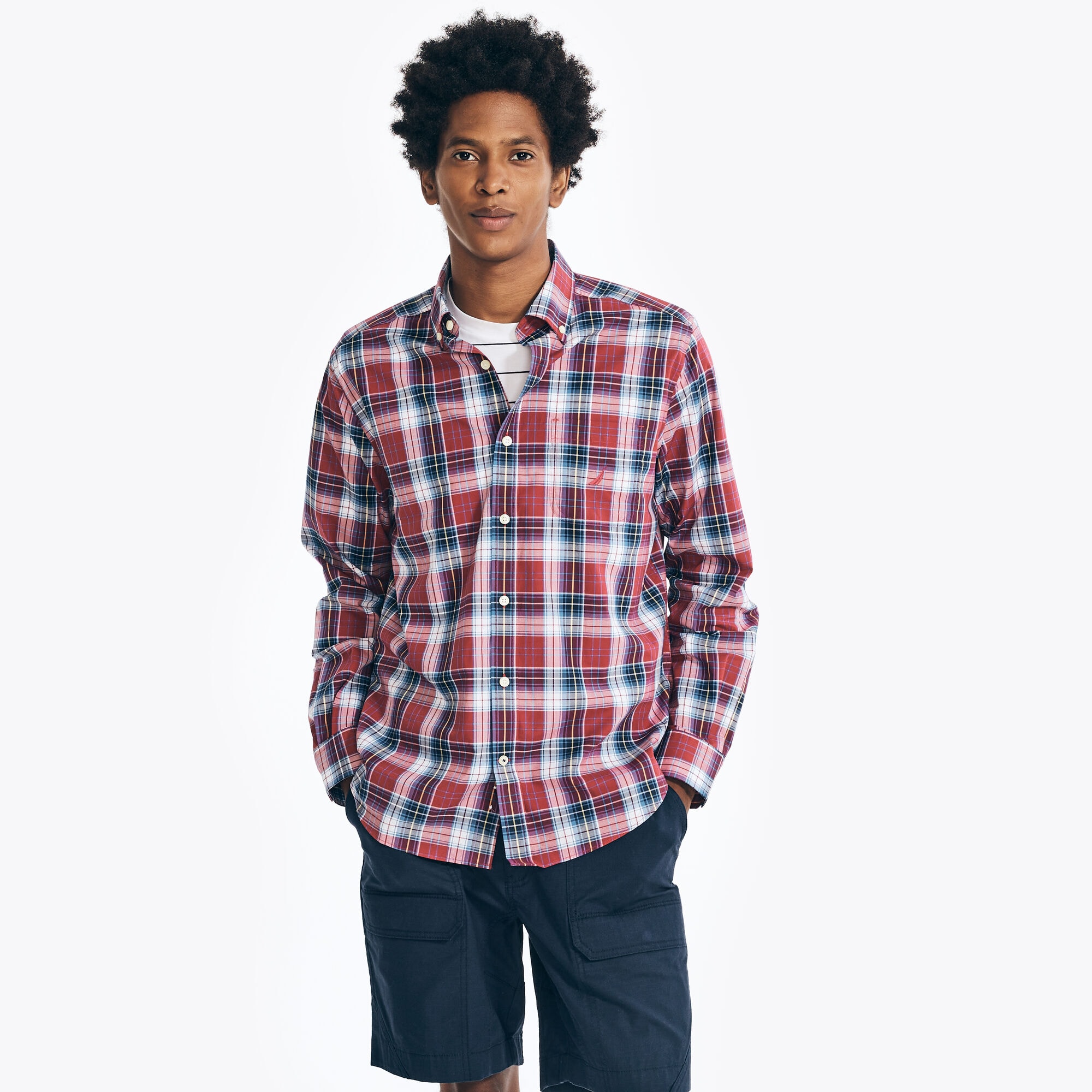 PLAID SHIRT,Indian Summer,large
