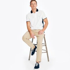 NAVTECH SUSTAINABLY CRAFTED CLASSIC FIT POLO,Bright White,large