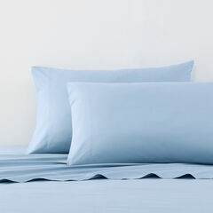 Solid Blue Twin Sheet Set,Sea Mist,large