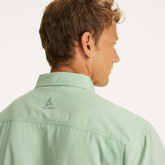 Nautica OTF Short-Sleeve UPF 30+ Shirt,Forest Green,large