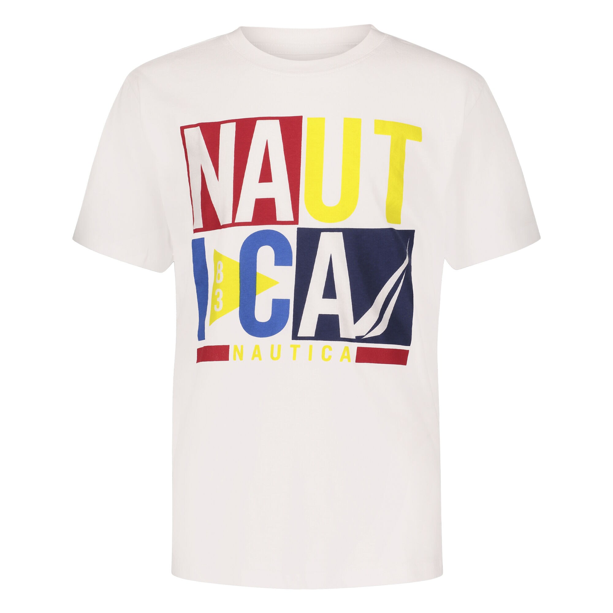TODDLER BOYS' MULTICOLOR LOGO GRAPHIC T-SHIRT (2T-4T),Antique White Wash,large