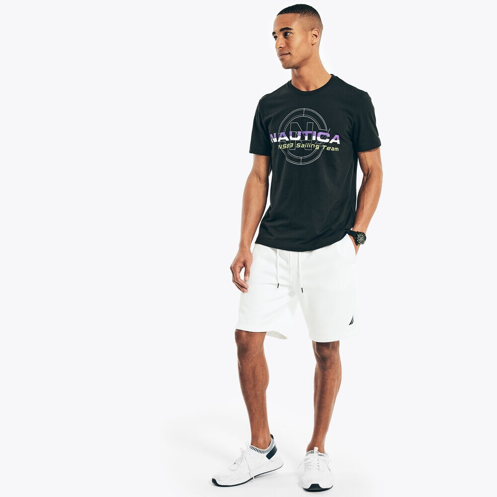 COMPETITION SUSTAINABLY CRAFTED SAILING TEAM GRAPHIC T-SHIRT,True Black,large