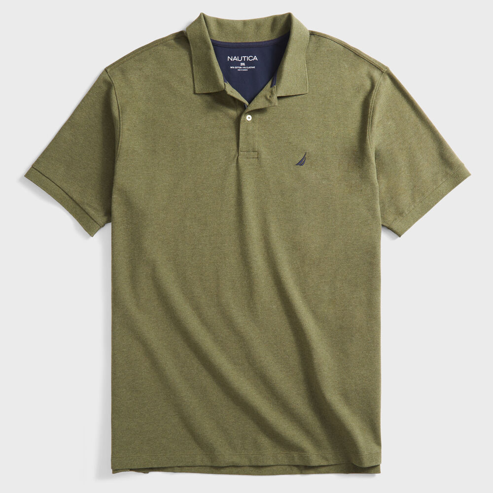 BIG & TALL STRETCH MESH POLO,Billiard,large