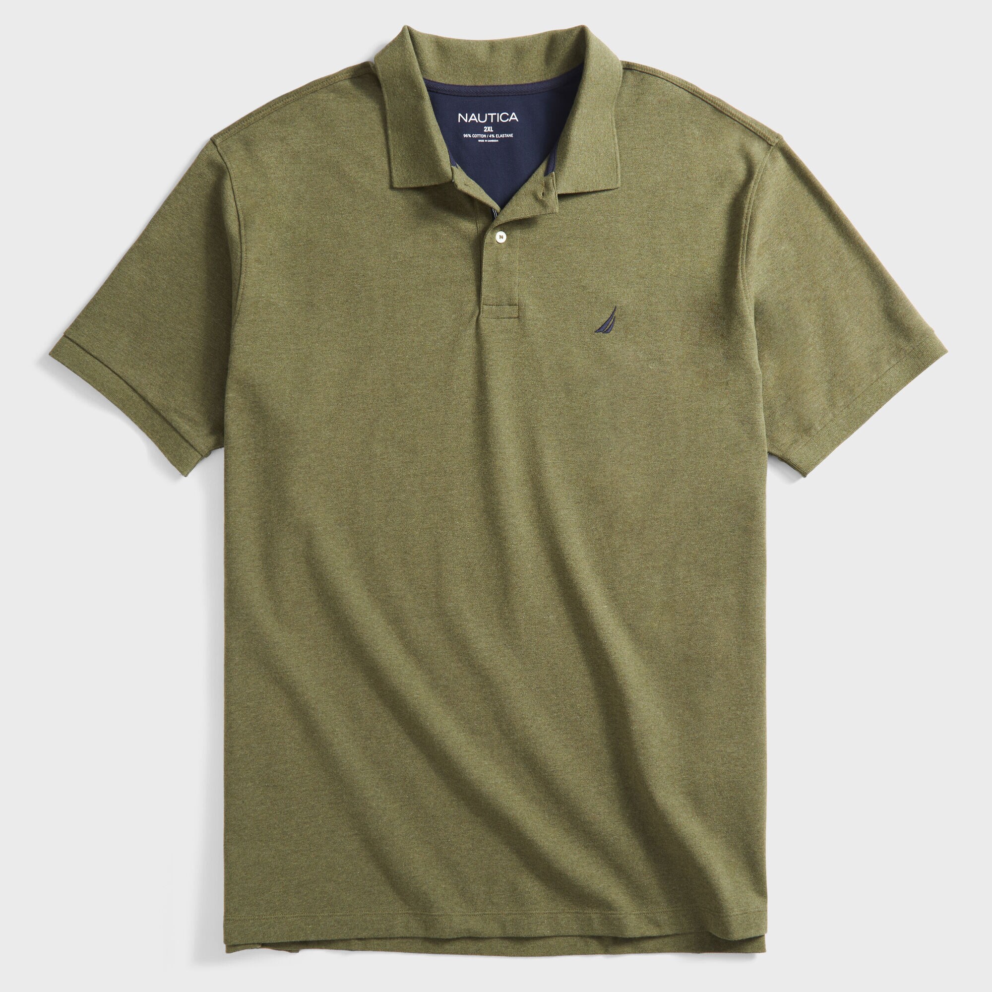 BIG & TALL STRETCH MESH POLO,Billiard,large