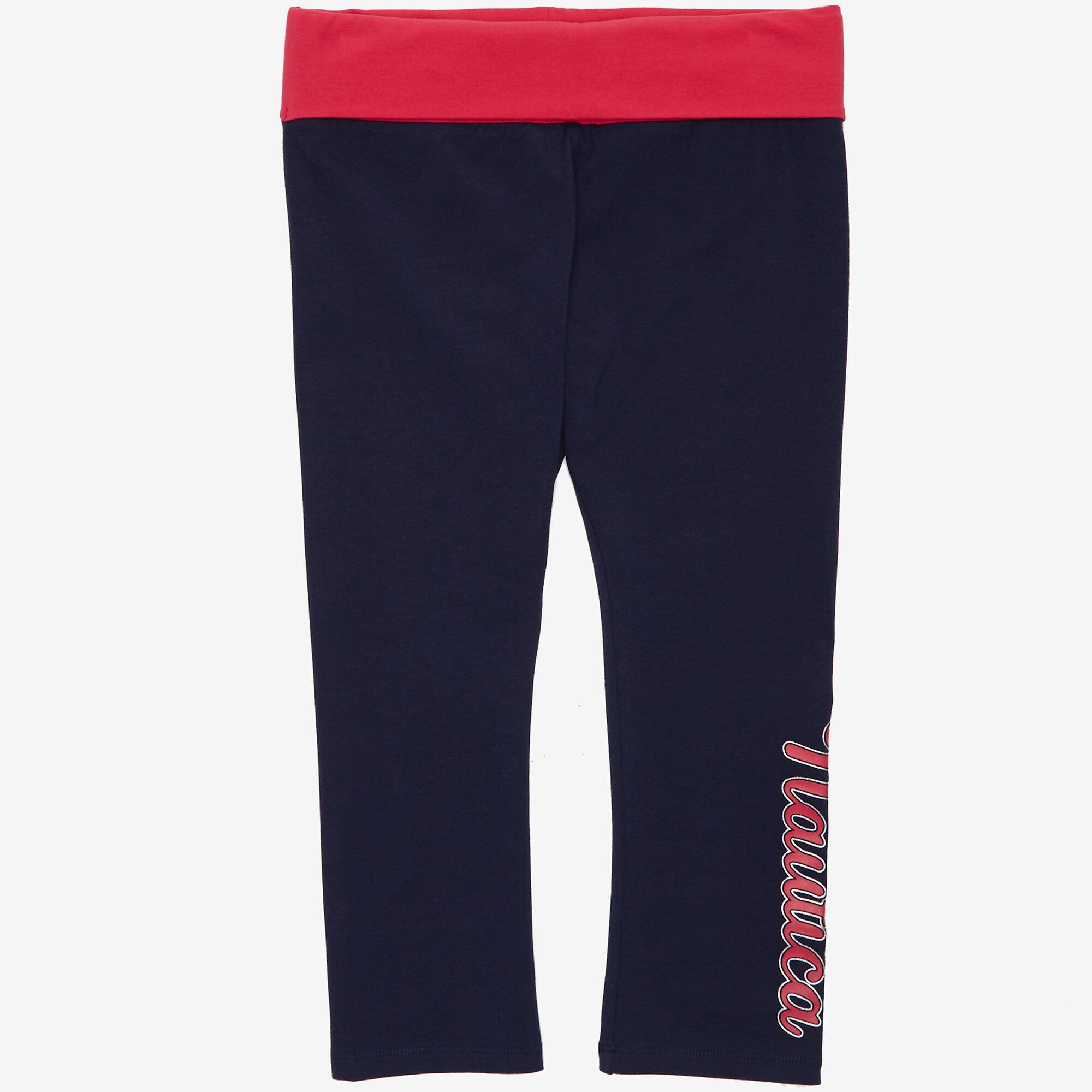  Girls' Logo Yoga Pant (8-16),Navy,large