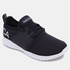 BOYS' LOGO SNEAKER,Black,large