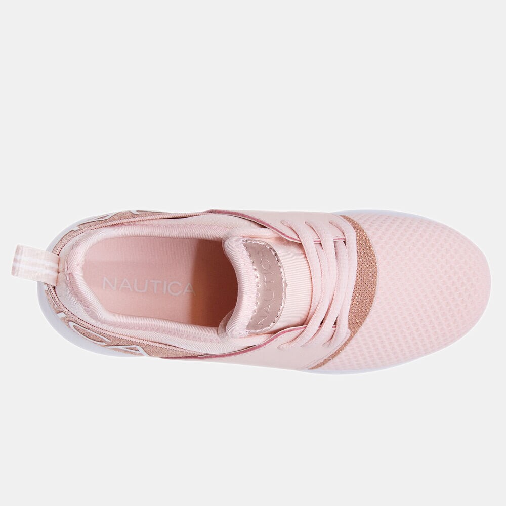 GIRL'S LIGHTWEIGHT EVERYDAY SNEAKER,Yellow,large