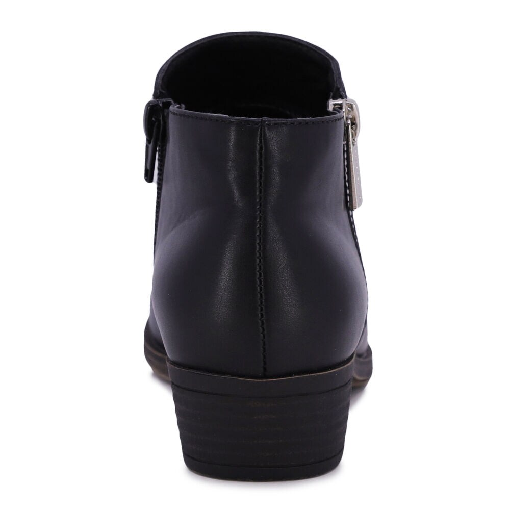 Suede Bootie,Black,large