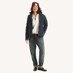 Packable Puffer Jacket,J Navy,large