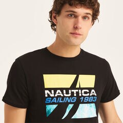 Sailing 1983 Graphic T-Shirt,True Black,large