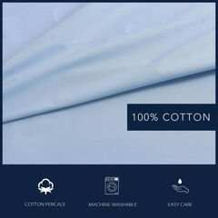 Solid Blue Twin Sheet Set,Sea Mist,large