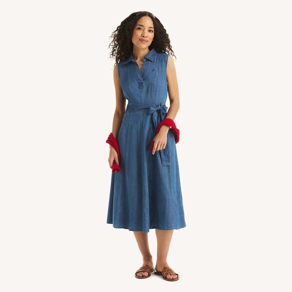 Chambray Shirt Dress