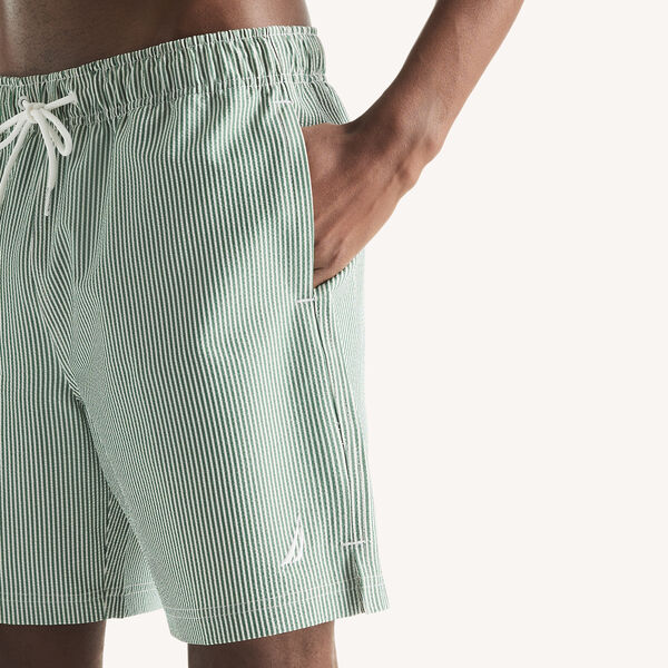 7" Seersucker Quick-Dry Swim