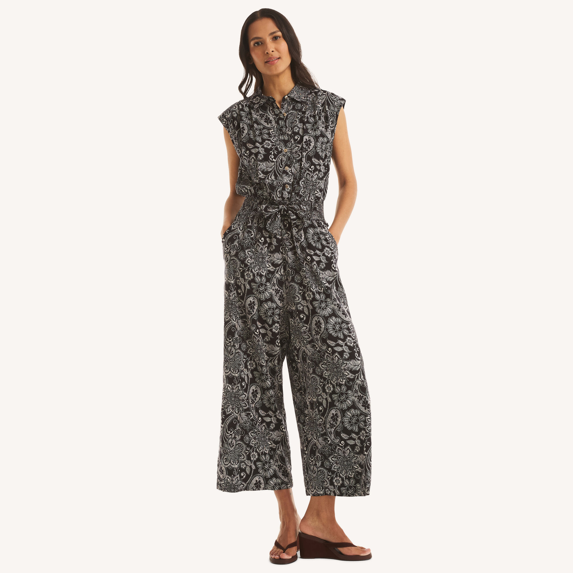 Paisley Jumpsuit,Windsurf Blue,large