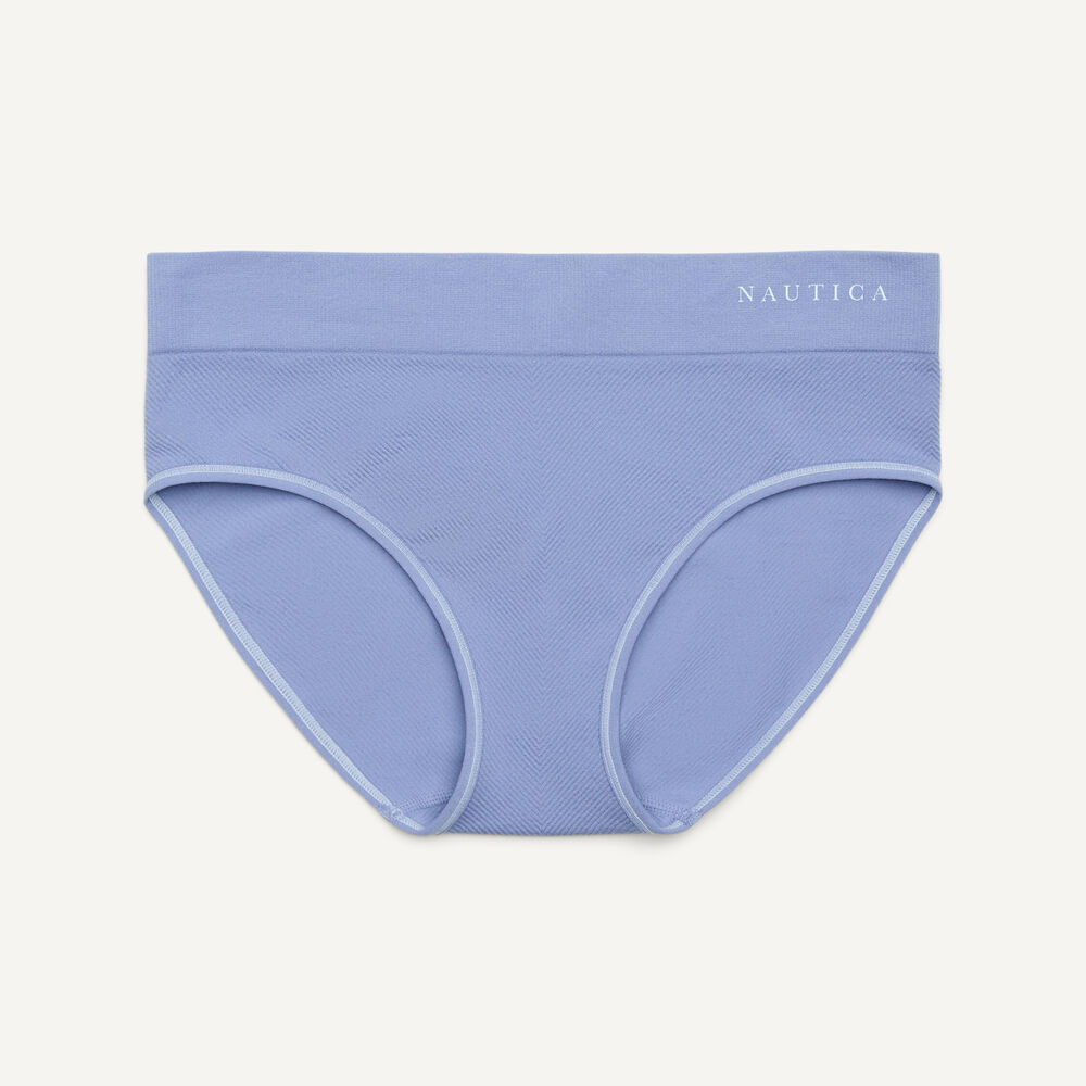 Ribbed Seamless Hipster Brief, 5-Pack,Hawaiian Ocean,large