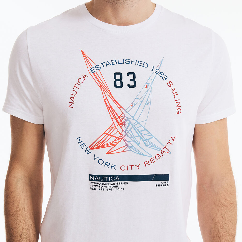 DUELING BRAND ICON GRAPHIC T-SHIRT,Bright White,large