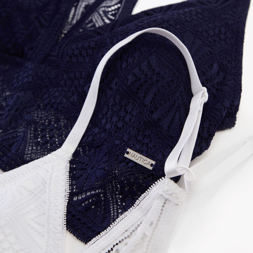 Lace Bralettes, 2-Pack,Workshirt Blue,large