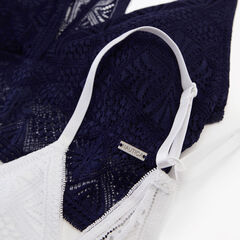 Lace Bralettes, 2-Pack,Workshirt Blue,large