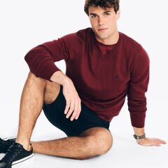 Navtech V-Neck Deck Sweater,Flamingo,large