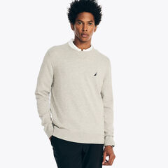 Navtech Crewneck Sweater,Grey Heather,large