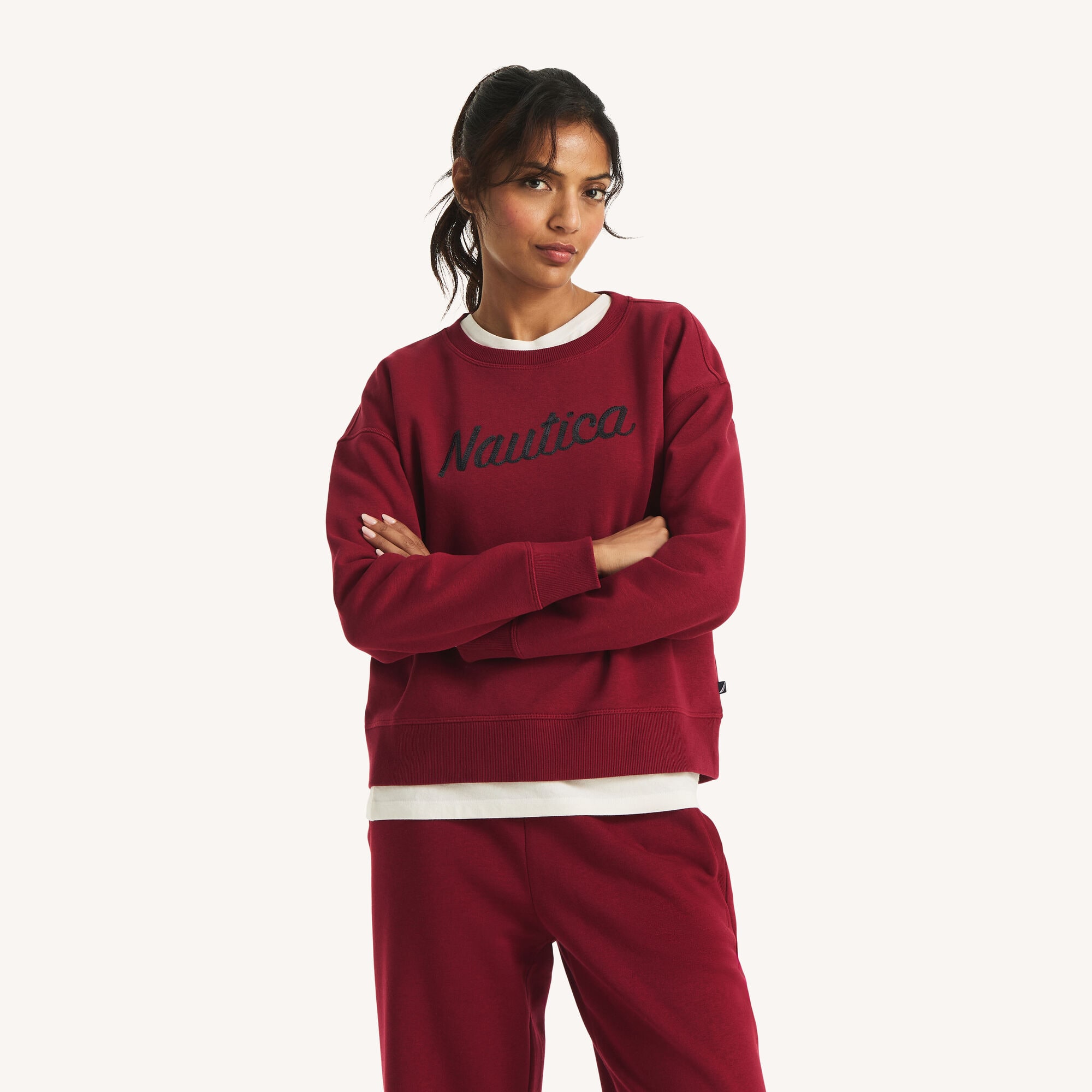 Logo Crewneck Sweatshirt,Macintosh,large