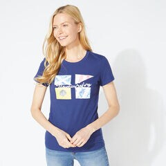 NAUTICA SAILING GRAPHIC T-SHIRT,J Navy,large