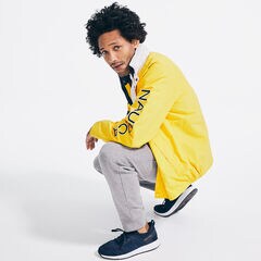 LIGHTWEIGHT LOGO WINDBREAKER JACKET,Old Gold,large