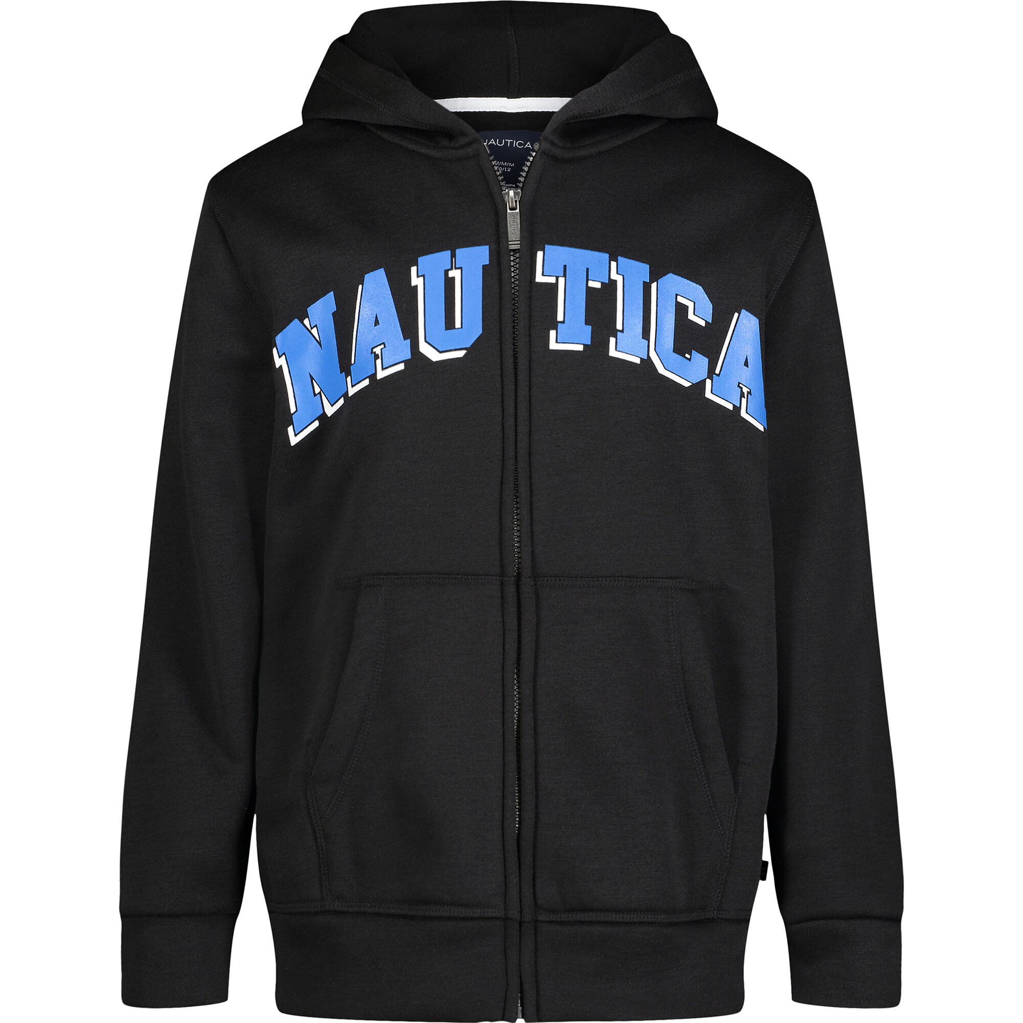 TODDLER BOYS’ LOGO FULL-ZIP HOODIE (2T-4T),Black,large