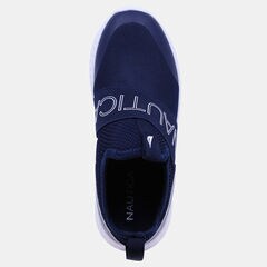 BOYS' LOGO STRAP SLIP-ON SNEAKER,Ice Blue,large