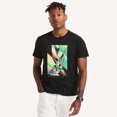 Sailing Graphic T-Shirt,True Black,large
