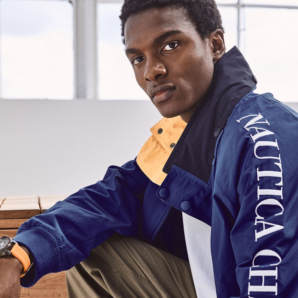 NAUTICA X URBAN NECESSITIES CHALLENGE JACKET,Lapis,large
