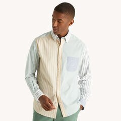 Striped Shirt,Bright White,large