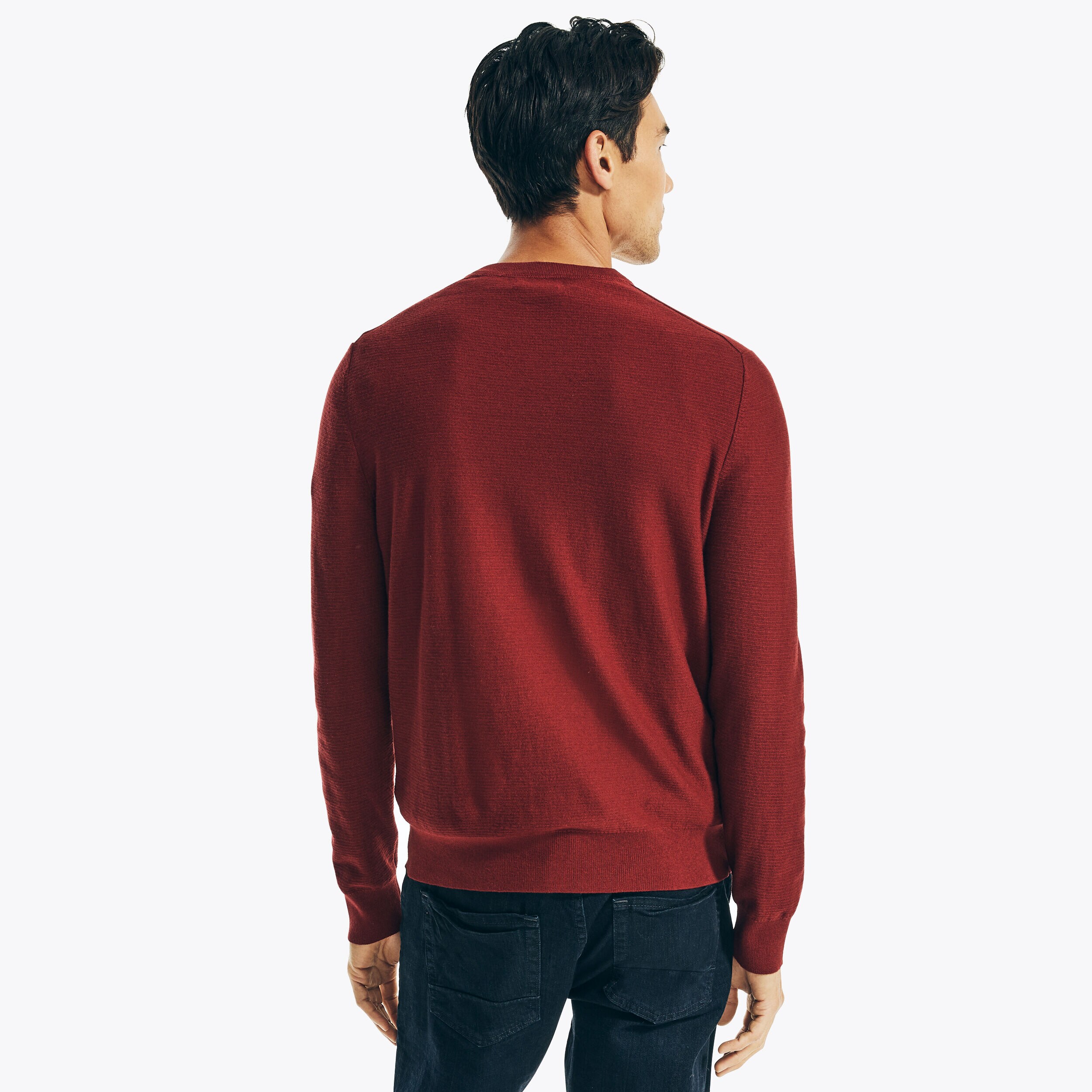 NAVTECH TEXTURED CREWNECK SWEATER | Nautica