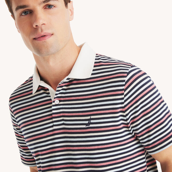 Classic Fit Striped Polo