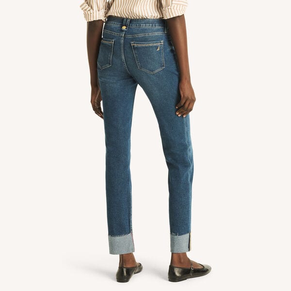 Cuffed Straight Jean