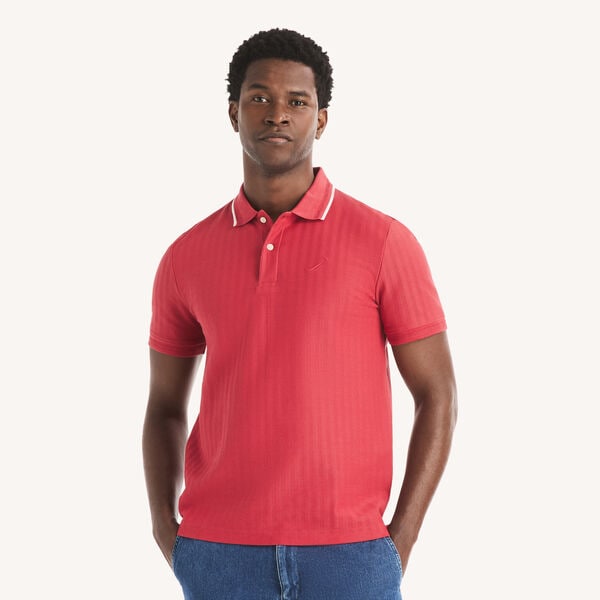 Classic Fit Herringbone Polo