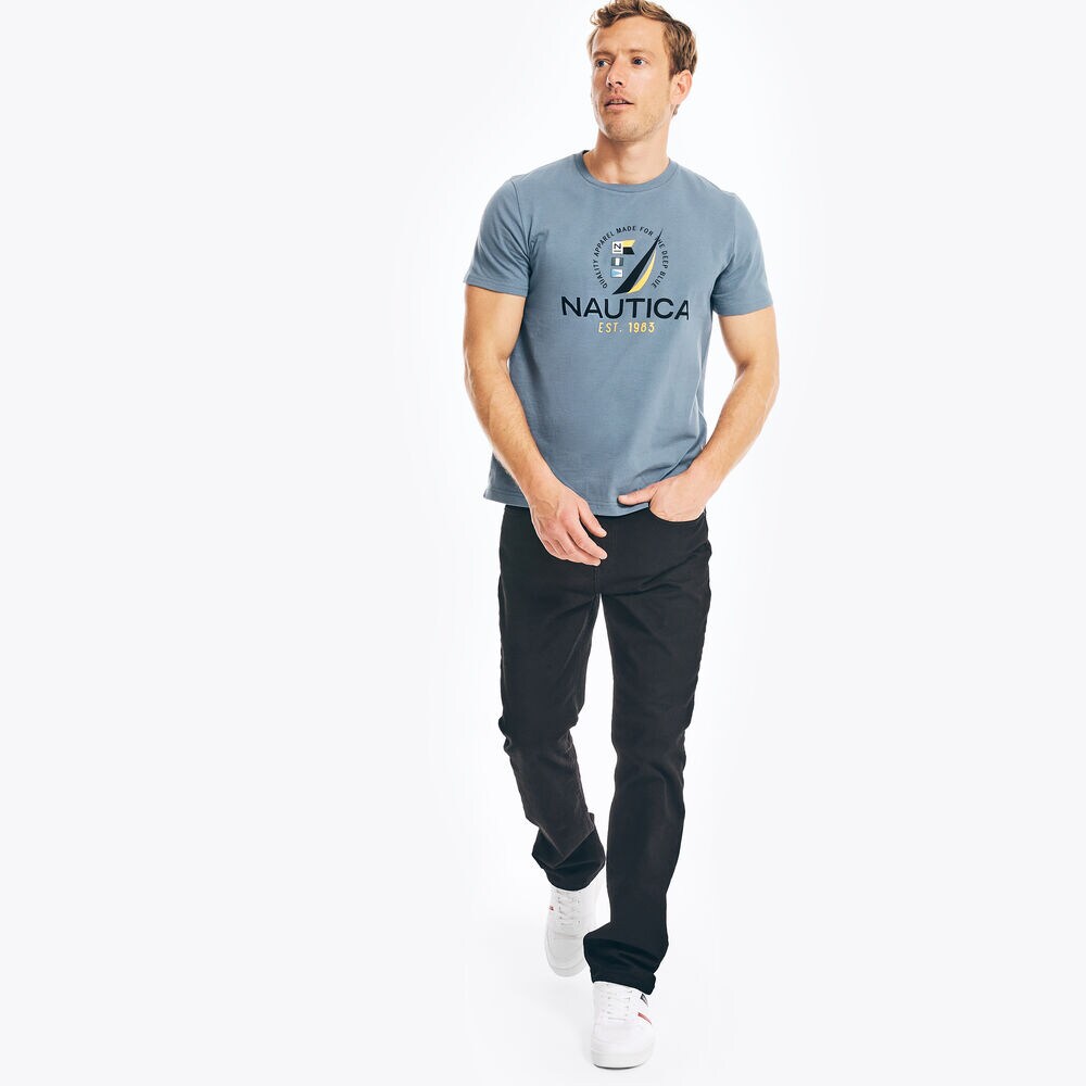 STRAIGHT FIT DENIM,Black Ink Wash,large