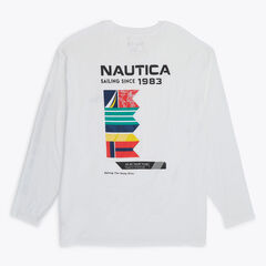 BIG & TALL SUSTAINABLY CRAFTED COMPETITION GRAPHIC LONG-SLEEVE T-SHIRT,Bright White,large